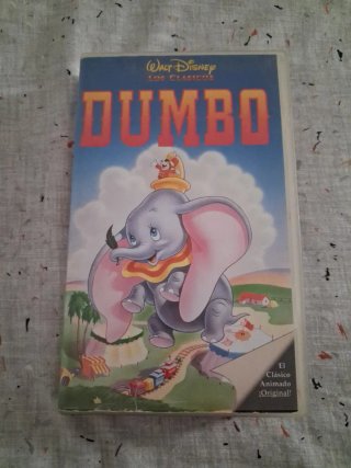 Dumbo VHS Clásico Disney Español