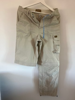 Pantalón Trekking Desmontable y pantalón Beige M