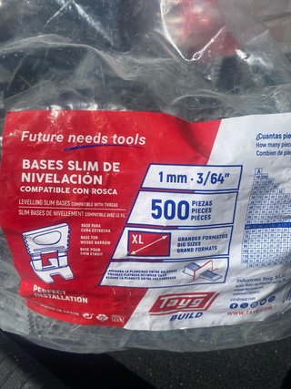 Bases Nivelación Cerámica. Marca Tayg