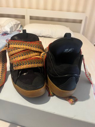 Lanvin Curb Nere Scarpe Uomo Tg 44
