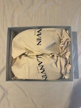 Lanvin Curb Nere Scarpe Uomo Tg 44