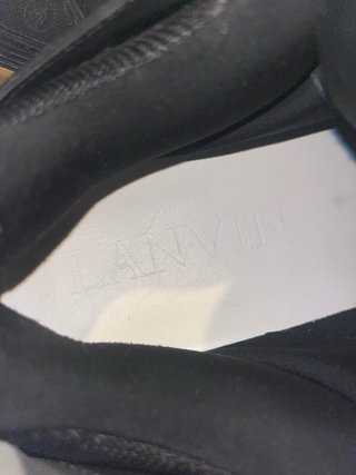 Lanvin Curb Nere Scarpe Uomo Tg 44