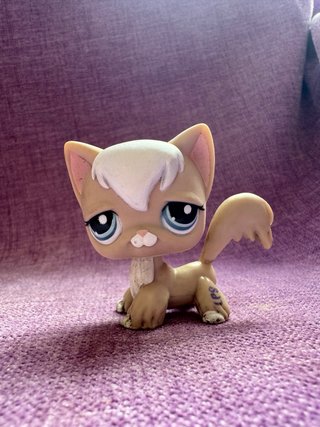 Littlest Pet Shop Gato Longhair #1047