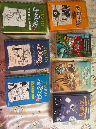 Libros Diario Greg, capitan calzoncillos y otros