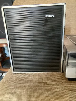Giradischi Philips Argento e Nero