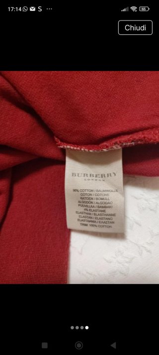 Cardigan Burberry Rosso