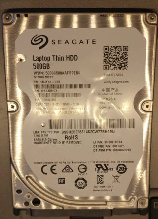 Disco Duro Seagate 500GB Laptop Thin HDD