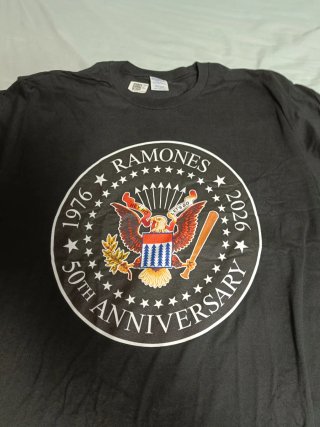 Camiseta Ramones 50 Aniversario 1976-2026 XXL