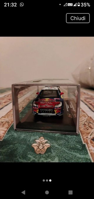 2 Modellini Auto Citroën Loeb e Sordo 1/32