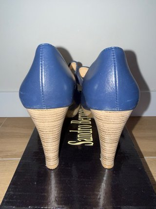 Zapatos tacón azules Patricia Miller Talla 38