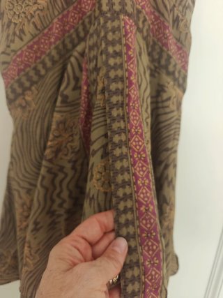 Blusa India Estampada Talla Única