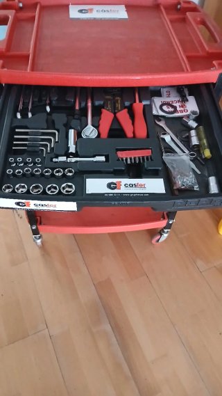 Carrito Taller 2 Niveles herramientas