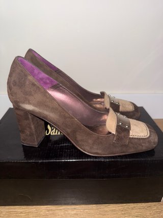 Zapatos L'Atouche Ante Marrón Talla 37