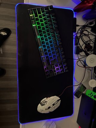 Set Gamer RGB: Teclado, Ratón, Alfombrilla y Micró