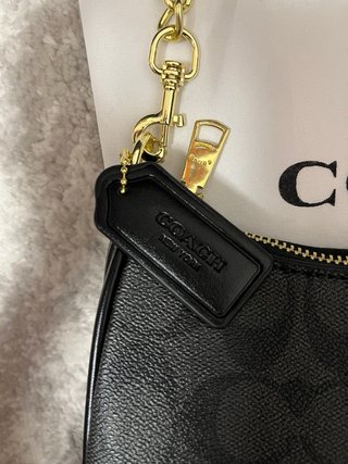 Borsa Coach Nera Monogram