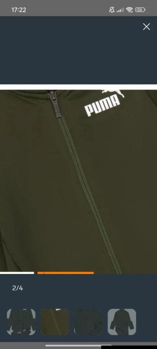 Chándal Puma Junior Verde