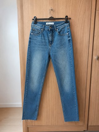 Pantalón skinny Bershka azul talla M