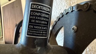 Bici BMX Decathlon 20 Negra