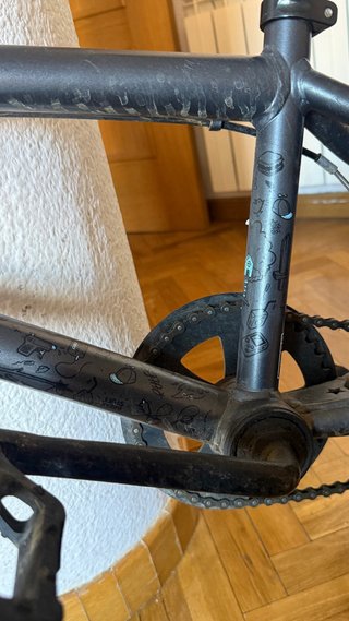 Bici BMX Decathlon 20 Negra