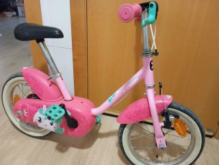Bici Btwin rosa 3-5 años