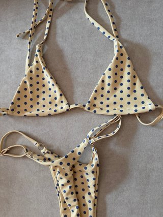 Bikini lunares amarillo
