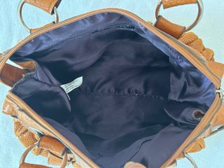Borsa a spalla color marrone ruggine