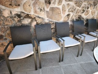 Sillas de terraza metálicas negras