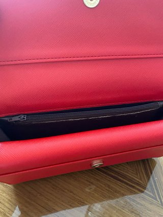 Monedero Louis Vuitton Marrón y Rojo
