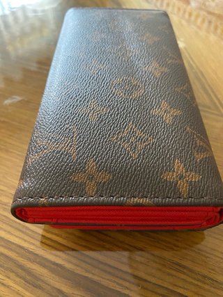 Monedero Louis Vuitton Marrón y Rojo