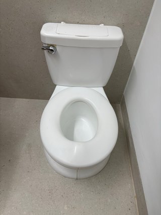 Orinal infantil avión y orinal blanco