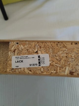 Balda Ikea Lack Blanca