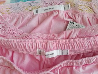 Pijama corto rosa encaje Women'Secret