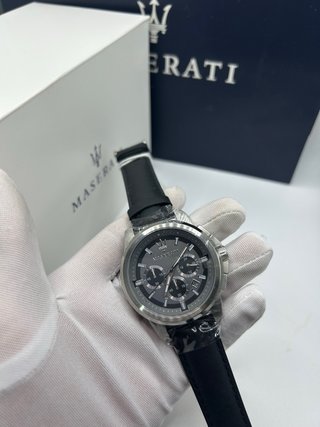 Reloj Maserati Cronógrafo Negro/Plata