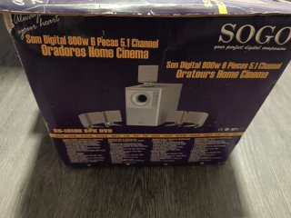 Altavoces Sogo Home Cinema Gris/Rojo