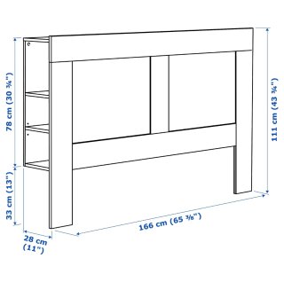 Cabecero Brimnes 160 cm Negro
