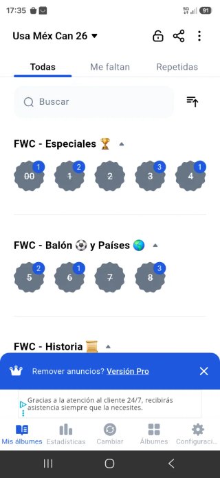 Cromos Mundial