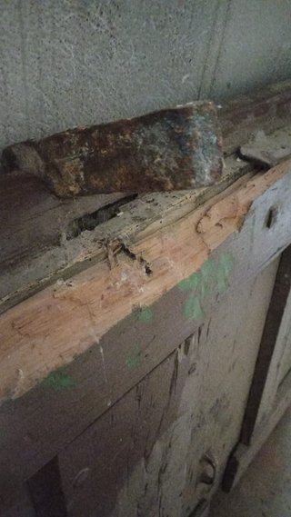 Puerta de madera rústica