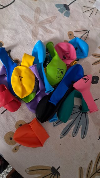 Globos de colores para fiestas