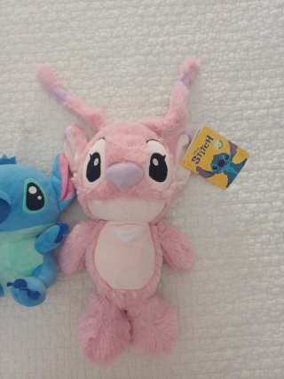 Set peluche Disney Stitch e Angel