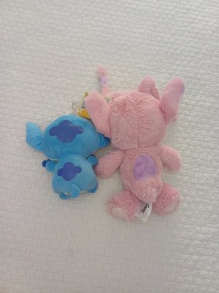 Set peluche Disney Stitch e Angel