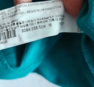 OFERTA!! Vestido verde ajustado Pull&Bear T M