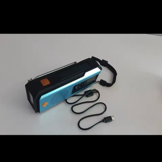 Radio Manivela 3 en 1 Azul