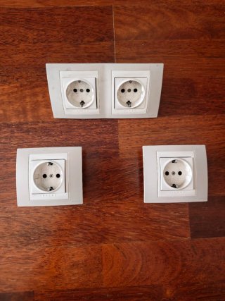 Interruptores de luz y enchufes de eunea