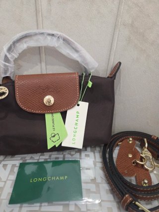 Bolsa Longchamp Le Pliage Marrom
