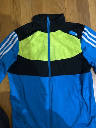 Sudadera Adidas Azul y Verde