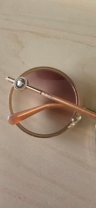 Gafas originalea Versace Redondas Doradas Marrones