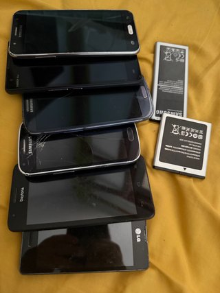 Lote móviles Samsung para piezas