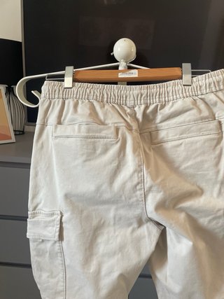Pantalones Cargo Zara Beige
