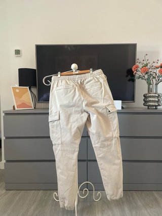 Pantalones Cargo Zara Beige