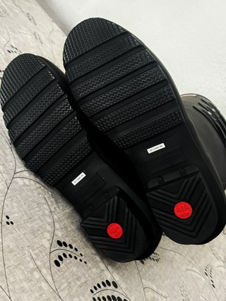 Botas Hunter Negras Altas Tres Hebillas Nuevas